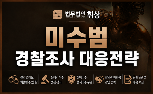 미수범이어도 처벌되는 종류와 대응 방법으로는